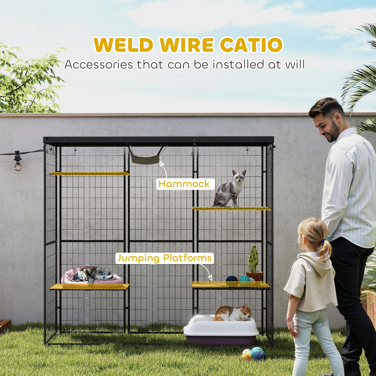 4-Level 69" Large Catio W117891
