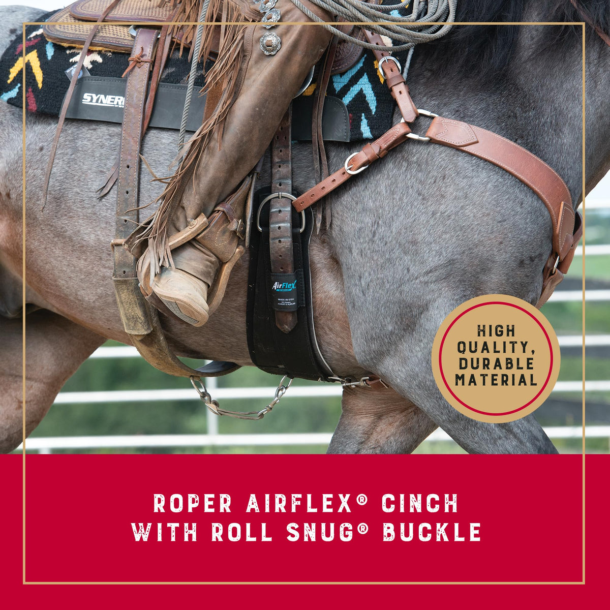 Anti-Slip Nylon Webbing Horse Cinch P150484