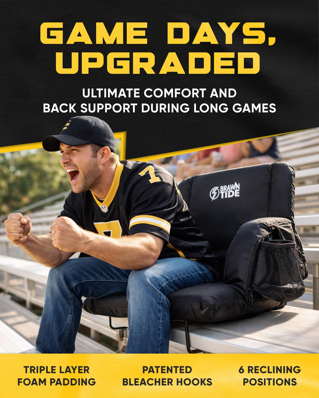 Stadium Seat with Back Support H5031