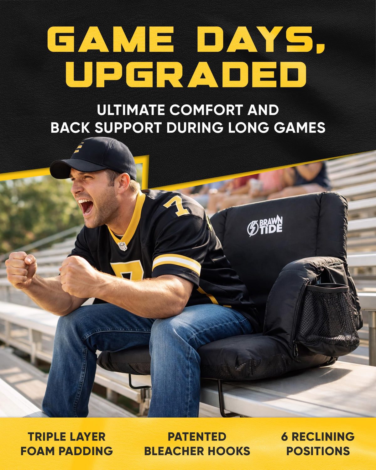 Stadium Seat with Back Support H5031