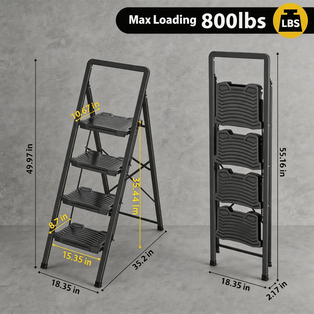 4 Step Steel Step Stool Z633