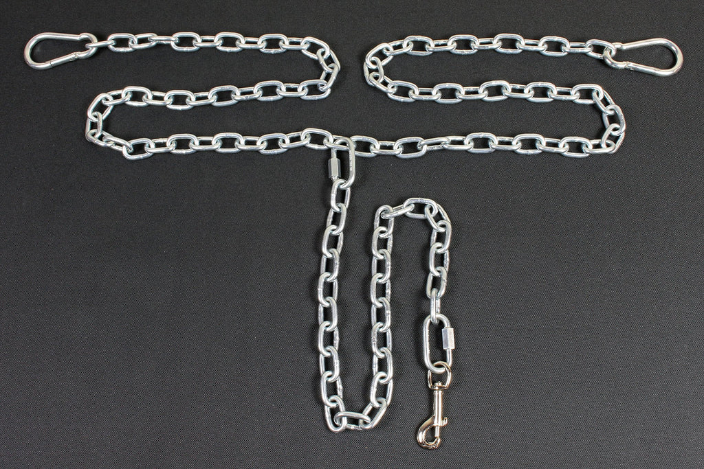 Chew Proof Dog Tether Chain with Tie Down O577161