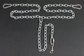 Chew Proof Dog Tether Chain with Tie Down O577161